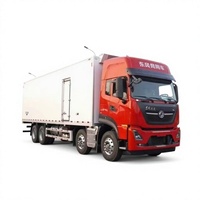 Camion frigorifique professionnel 8x4 LHD, moteur diesel Euro 6 de 465 CV, fourgon frigorifique de 9,5 m pour la logistique