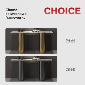 Tavolo Console in Acciaio Minimalista Italiano, Tavolino Laterale di Lusso dal Design Contemporaneo e Stretto - Product Image 5