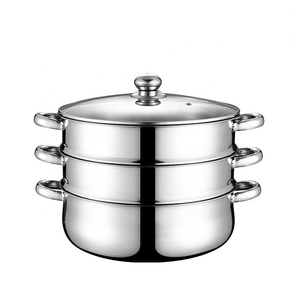 28-40cm thép không gỉ nồi hấp thực phẩm nồi nấu ăn nồi súp & chứng khoán chậu nhà và đồ dùng nhà bếp bán buôn - Product Image 3