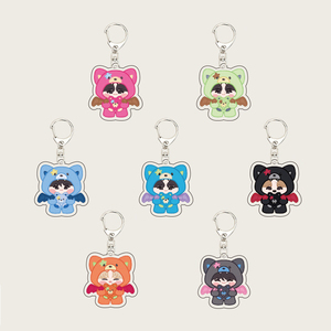 Custom New UV Printed Cartoon <b>Doll</b> Acrylic Key Chain Bag Pendant <b>Accessories</b> Fashionable Souvenir Star Peripheral - Product Image 1