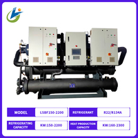 Refroidisseur d'eau industriel sur pied Xinjianghan avec moteur de ventilateur DC, évaporateur à serpentin en cuivre et compresseur scroll Hanbell