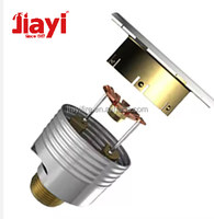Vente en gros de tête de sprinkler automatique anti-incendie dissimulée, sprinkler suspendu caché pour système de protection incendie