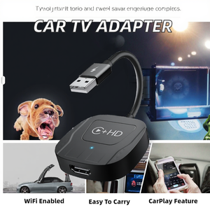Adaptador Inalámbrico CarPlay con HDMI para Fire/Google TV Sticks, Convertidor Multimedia para Auto con Conectividad HDMI, Cableada e Inalámbrica - Product Image 2