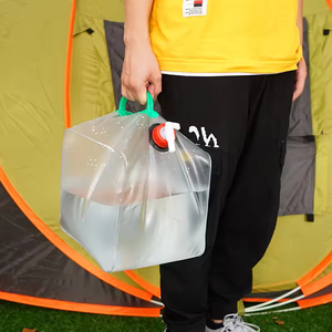 Outdoor Folding Drinking Bucket 20l Camping Portable Large-capacity Car Drinking Water Bottle Water Tool Four-corner Water Bag - Product Image 2