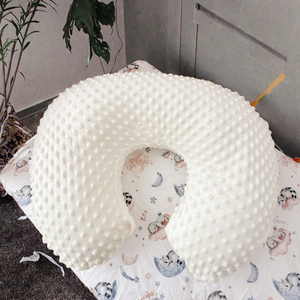 Oreiller multifonctionnel en forme de U pour l'apprentissage de l'allaitement des bébés, pour femmes enceintes, en velours doux, respirant, amovible - Product Image 3