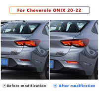 Feux arrière LED rouges TAINIULE, feux de freinage, feux de position, clignotants, feux décoratifs de pare-chocs arrière pour Chevrolet ONIX 20-22