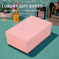 Boîte à chaussures en carton ondulé avec couvercle et logo personnalisé |   Emballages de luxe en carton mat laminé pour chaussures, recyclables, avec fermeture magnétique et éponge