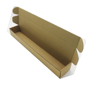 Caja de Cartón Corrugado Kraft para Envíos de Flores, Forma Larga y Pequeña - Product Image 2