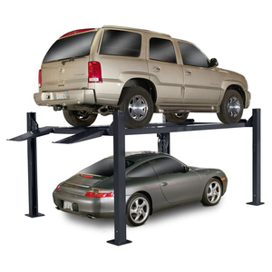 Lift Mobil Bergerak Kapasitas 4000kg Bersertifikat CE, Lift Parkir Otomatis Hidrolik 4 Tiang, Lift Kendaraan Empat Tiang Bersertifikat - Product Image 5