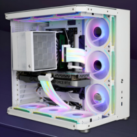 WELLSUNFAN 120mm ARGB 12025 Ventilateurs de refroidissement Vente à chaud Refroidisseur d'air à lame silencieuse pour processeur Storm Prism 4 PRO 4Pin PC Case