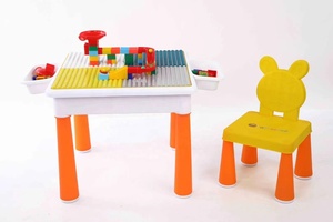 Multi-funzione di apprendimento del bambino tavolo giocattolo sedia da tavolo/<span class=keywords><strong>bambini</strong></span> da <span class=keywords><strong>4</strong></span> a 6 <span class=keywords><strong>anni</strong></span> costruzione blocco tavolo pieghevole - Product Image 6