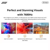 Écran LED de location intérieur GQY P1.95, mur vidéo publicitaire 500x500, connexion souple, économique pour événements, scènes et concerts