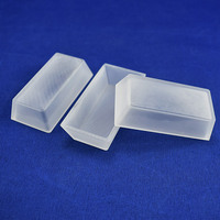 Barquette en quartz givré rectangulaire/carrée sur mesure, haute pureté, 400 Mesh (38m) JGS2 pour usage en laboratoire et semi-conducteurs