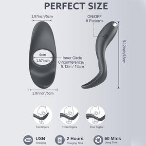 Hoogwaardige beste inverter waterdichte vloeibare frequentie siliconen seksvertraging ring massage vibrator - Product Image 4