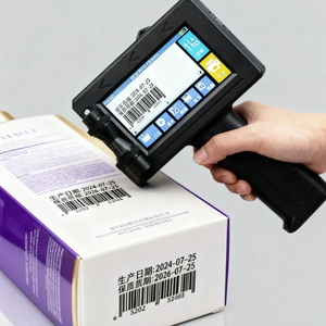 Di động công nghiệp cầm tay máy in phun cho tự động Thời hạn sử dụng mã hàng loạt in ấn mỹ phẩm Lọ trang điểm bao bì Hướng dẫn sử dụng - Product Image 1