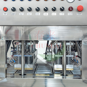 Tự động đậu phụ hộp khay niêm phong máy 6 dòng cho đậu nành bao bì sản phẩm đậu <span class=keywords><strong>curd</strong></span> <span class=keywords><strong>container</strong></span> gói - Product Image 4