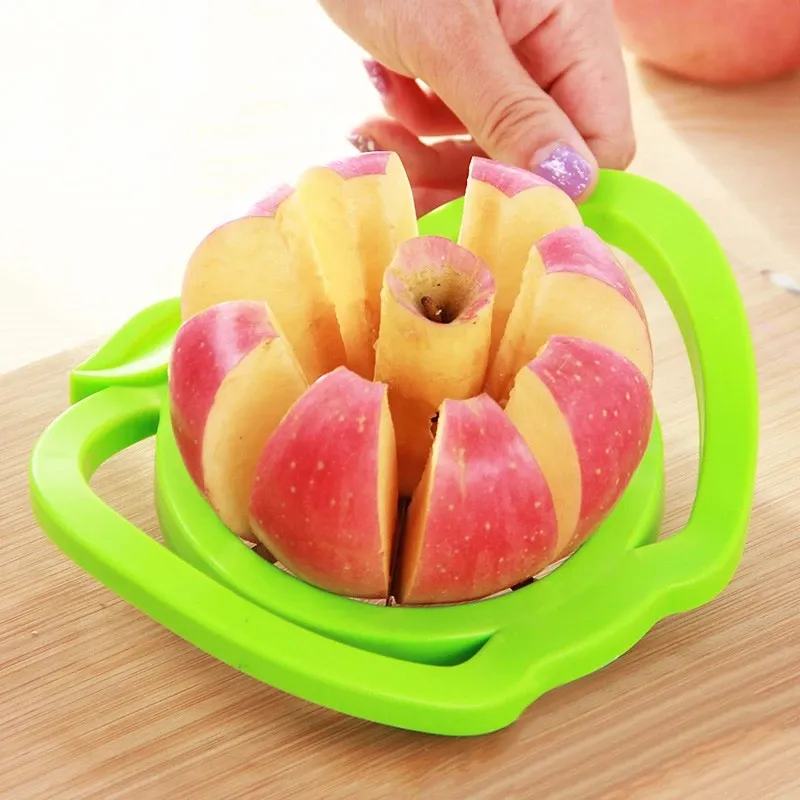 XH Apple Slicer Corer Cortador Apple Peeler Cortador De Legumes De Frutas De Segurança De Mão Lâmina De Aço Inoxidável