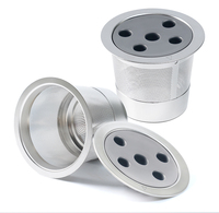 Filtre à café réutilisable en acier inoxydable, portable, robuste, écologique, compatible Keurig, multi-flux, conception facile à remplir