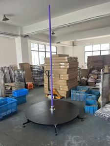 Freestanding Portable <strong>Dance</strong> <strong>Pole</strong> and Stage for Home Club Gym Party Pub - Product Image 5