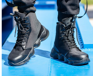 Botas Tácticas DFG01, Botas de Trabajo Impermeables para Desierto, Zapatos Deportivos de Escalada, Botas de Combate para Senderismo al Aire Libre, Color Negro, Marrón y Verde - Product Image 3