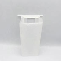 Sac en papier kraft enduit de PE avec fenêtre, de bonne qualité, résistant à l'humidité, écologique, pour l'emballage alimentaire, commande personnalisée acceptée