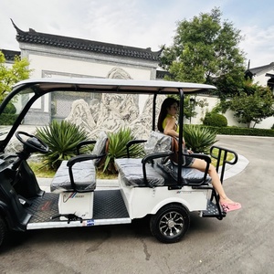 Carrito de Golf Eléctrico con Motor de 1800W-3000W y Neumáticos Anchos, Opciones de 4-8 Asientos - Product Image 5