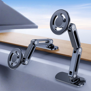 ที่วางโทรศัพท์ในรถพลาสติกแบบพับได้แม่เหล็กแข็งแรงสำหรับแดชบอร์ดระบบนำทาง GPS และโทรศัพท์มือถือ - Product Image 6