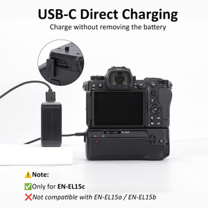 Kingma MB-N14ยึดแบตเตอรี่แนวตั้งสำหรับ <span class=keywords><strong>Nikon</strong></span> Z6 III พร้อมระบบ En-EL15คู่รองรับการชาร์จ USB C และการควบคุมการถ่ายภาพในแนวตั้ง - Product Image 5