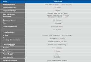 Détecteur de rayons X pour ligne d'emballage alimentaire équipement de détection de métaux système d'inspection de bocal en verre de machine à rayons X alimentaire - Product Image 3
