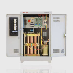 Stabilisateur de tension électronique triphasé Delixi série SBW 6 kVA, prix usine, avec affichage LED/LCD, pour armoire AC, utilisation SVC 220 V - Product Image 4