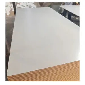 18mm waterproof Wholesale High Gloss UV melamine laminated plywood for furniture and Cabinet Door