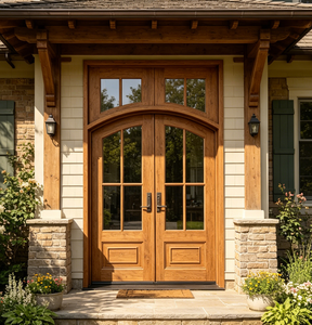 Porte de villa en fer forgé durable avec système d'ouverture à pousser et à tirer pour projets de luxe - Product Image 6