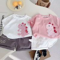 Ensembles de vêtements pour enfants tendance d'été avec des designs uniques pour bébés, pour le commerce transfrontalier.
