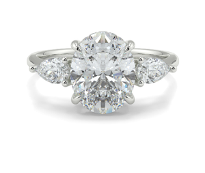 แหวนทรงรีสีทอง14K 18K ชุดเครื่องประดับสีแดงกุหลาบเหลืองสร้อยคอแท้เจาะอย่างดีสร้อยข้อมือเทนนิสเพชรในห้องทดลอง - Product Image 1