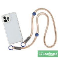 Ensemble de lanières de téléphone anti-perte réglables, cordon de poignet et de cou, sangle tressée en paracorde, lanière de téléphone portable en bandoulière