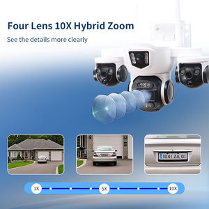 Cámara de Seguridad CMOS de 9MP, con Cable, para Interiores y Exteriores, WiFi 4G, Domo PTZ, Seguimiento Automático, Detección de Movimiento, IP65, Vista de 360° - Product Image 4