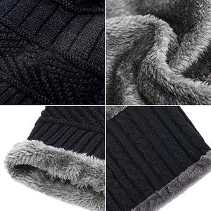 Conjunto de dos piezas de gorro y bufanda de punto acrílico liso 2026, forrado de vellón, cálido para otoño e invierno, personalizado para montar a caballo - Product Image 2