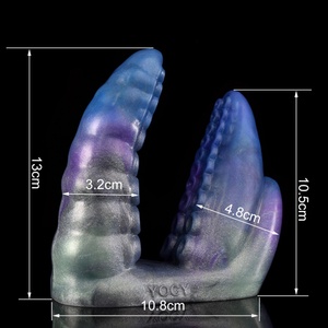 Manchon vibrant en silicone pour doigt, stimulateur de point G, mamelons, vagin et clitoris, jouet sexuel masturbateur - Product Image 2