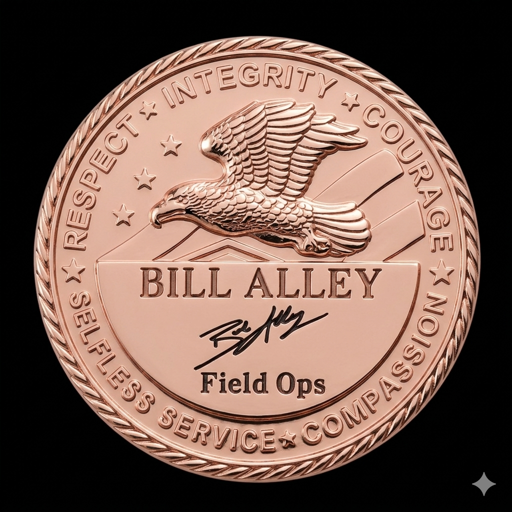 Moneda de Dragón de Cobre Puro