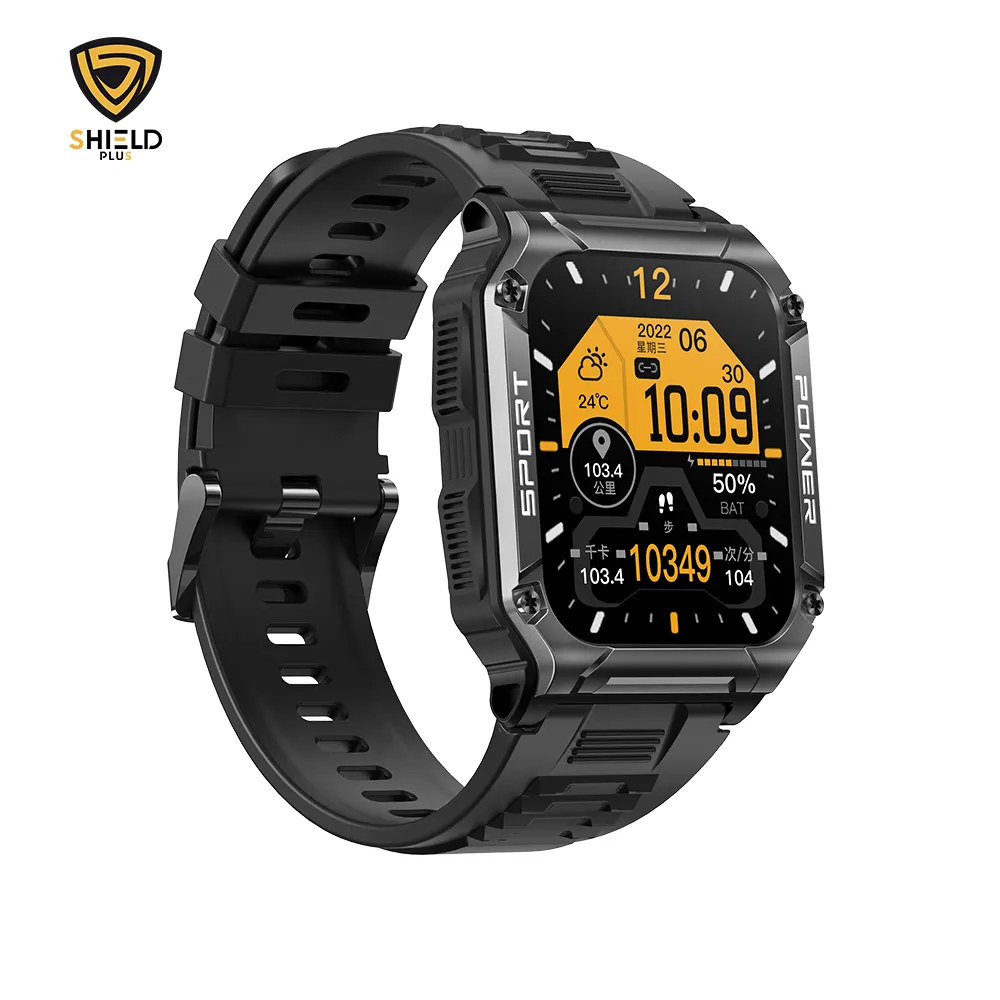 2023 NX6 Smart Watch Hombre Wearable Dispositivos com Touch Screen GPS USB NFC Anti-Impacto e Dustproof Características