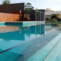 HUASHUAITE Bestseller Transparente Kunststoffplatten aus 100% reinem Acrylglas, 50mm 60mm 80mm 100mm, Lieferant für Schwimmbäder