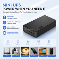 NIUNIU Multi Output dan Power Bank Darurat 12V 20000mah Baterai Isi Ulang Lithium untuk Sistem Penerangan