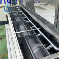 Presse à vis multi-plaques à volute pour la déshydratation et l'épaississement des boues d'abattoir industriel, faible consommation d'énergie, en acier inoxydable SS304