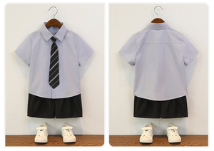 Conjunto Deportivo <span class=keywords><strong>de</strong></span> Dos Piezas <span class=keywords><strong>para</strong></span> Niños, <span class=keywords><strong>de</strong></span> Poliéster, con Diseño <span class=keywords><strong>de</strong></span> Detección <span class=keywords><strong>de</strong></span> Agujas, Uniforme Escolar <span class=keywords><strong>de</strong></span> Verano, Traje <span class=keywords><strong>de</strong></span> Graduación - Product Image 3