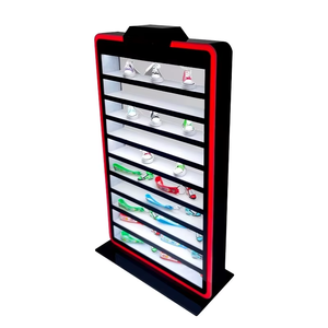 Tùy chỉnh Acrylic phân loại thẻ kinh doanh Keychain hiển thị trường hợp <span class=keywords><strong>LED</strong></span> RGB chiếu sáng Rack hiển thị - Product Image 3