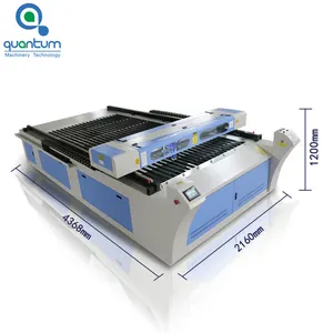 Quantum Laser 1530 Hybrid Laser Cutting Machine 180W Co2 Laser Mixed Cutting Machine for Fabric Metal And Non-Metal