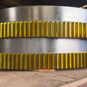 En gros, Engrenage à rouleaux grand format en acier moulé à ouverture pour divers modèles de sécheurs à biomasse, Anneau de rouleau de sécheur - Product Image 2