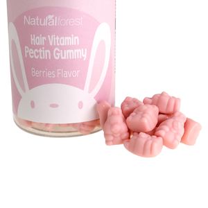 Gomillas de vitamina para el cabello de etiqueta privada Suplementos para el cabello de goma de biotina alta para la piel de las uñas del cabello - Product Image 3