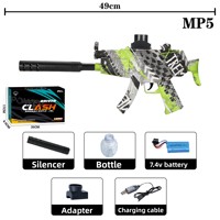 Pour le marché international : Pistolet à balles souples électrique haute vitesse M416, MP5, Mini AK47 en plastique