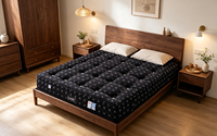Matelas à ressorts ensachés Euro Top pour hôtel, enroulé en usine, tailles simple, double, queen, king, avec mousse à mémoire de forme